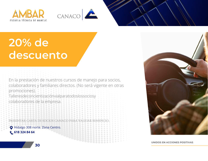 Ficha original de Escuela de Manejo Ámbar