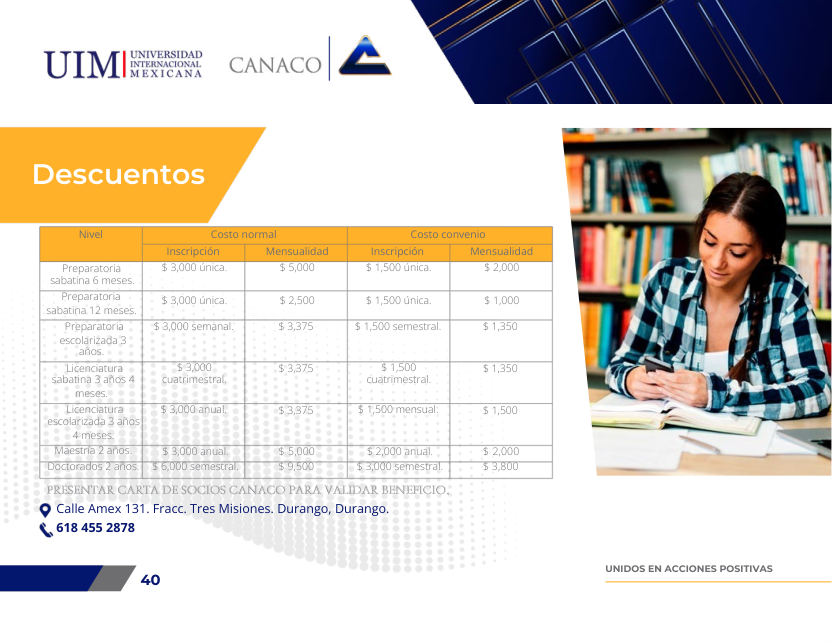 Ficha original de Convenio educativo (consultar ficha)