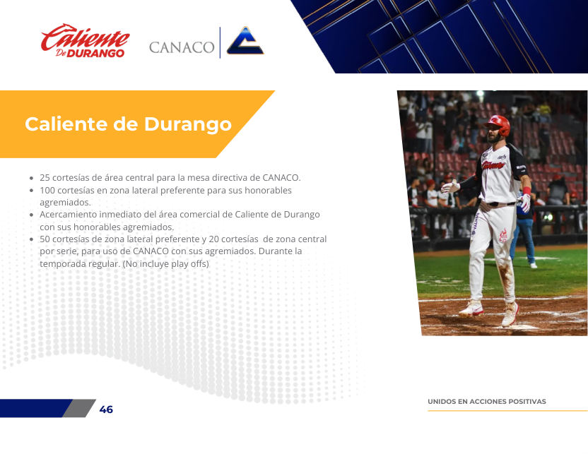 Ficha original de Caliente de Durango