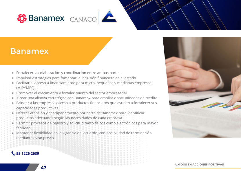 Ficha original de Banamex